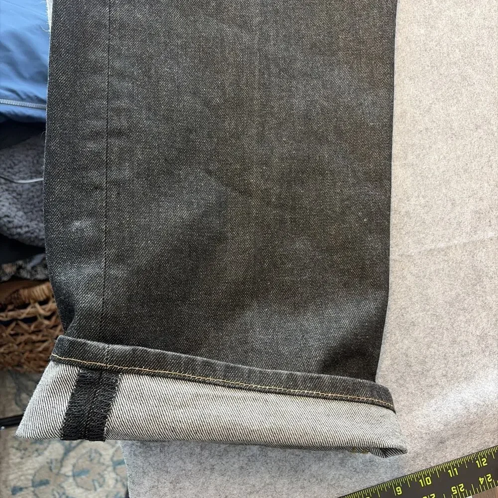 levis 501 original fit selvedge jeans 48x32